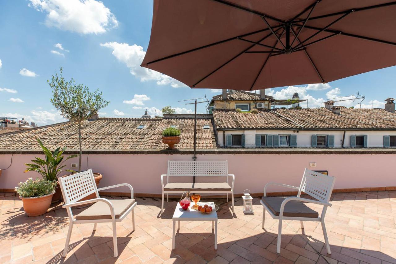 Iflat Penthouse In Campo De' Fiori Lägenhet Rom Exteriör bild