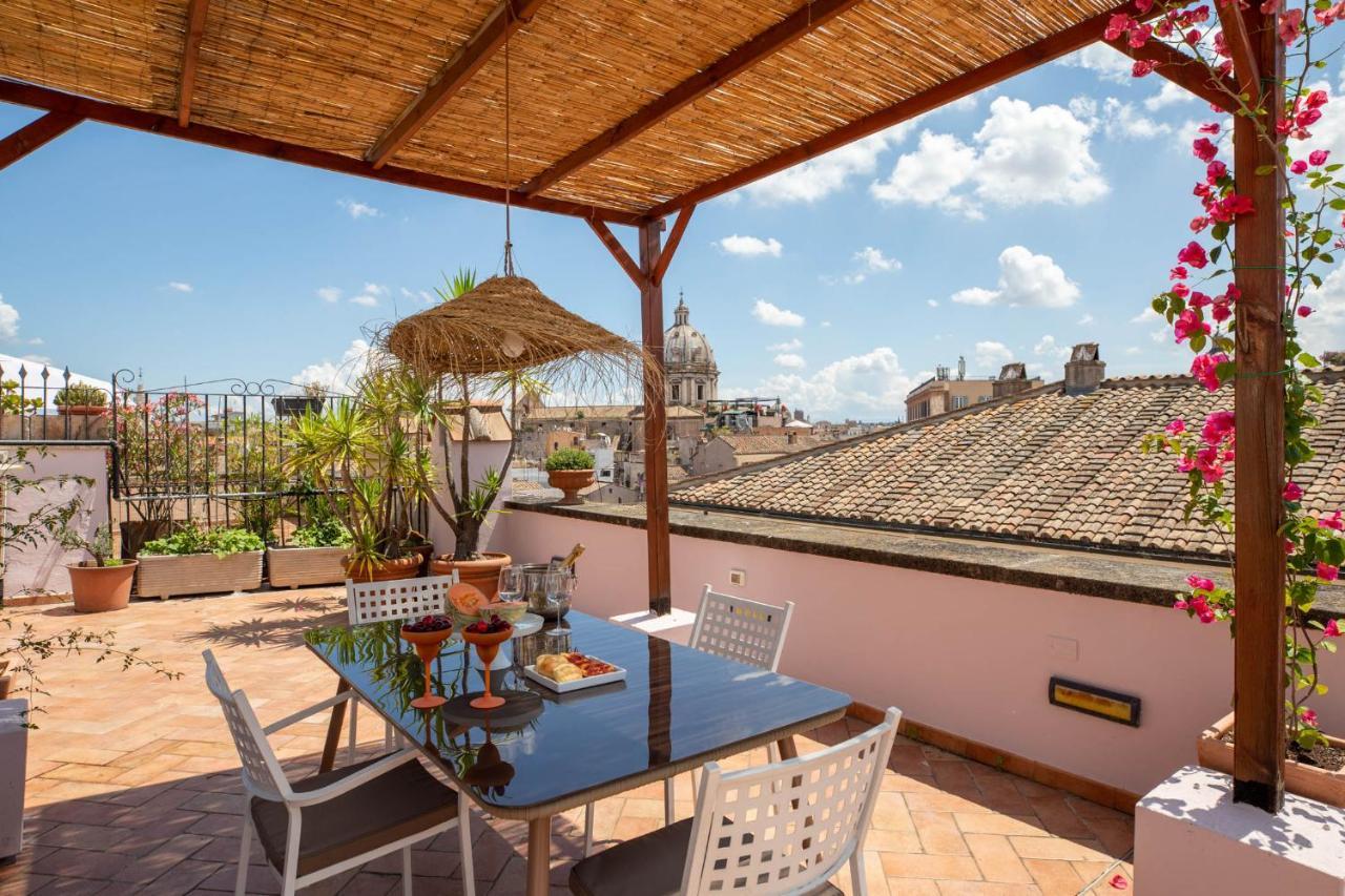 Iflat Penthouse In Campo De' Fiori Lägenhet Rom Exteriör bild