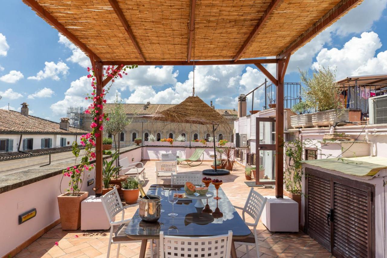 Iflat Penthouse In Campo De' Fiori Lägenhet Rom Exteriör bild
