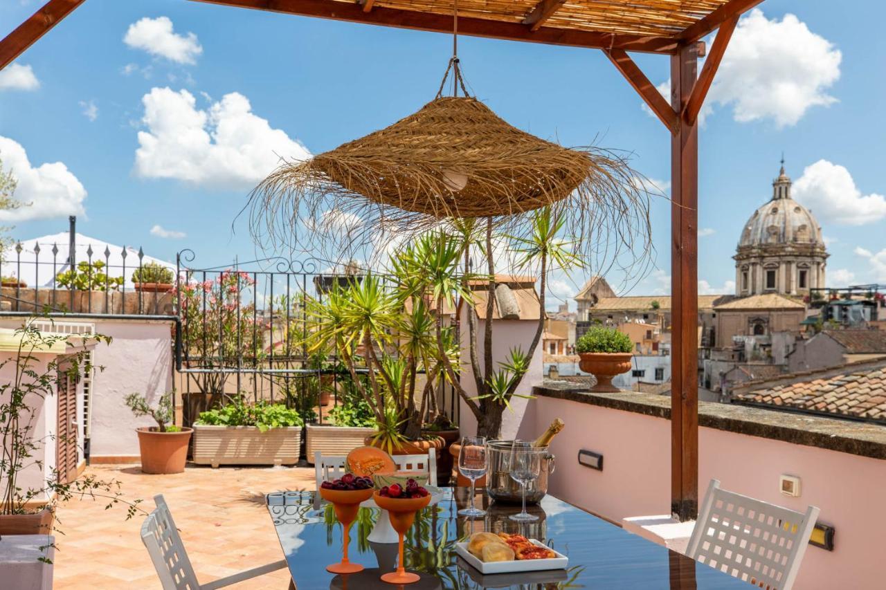 Iflat Penthouse In Campo De' Fiori Lägenhet Rom Exteriör bild